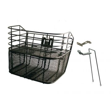 Cos Bicicleta Fier 36x25x27cm Negru