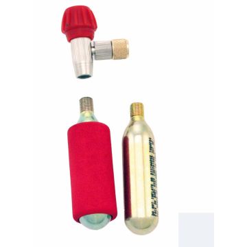 Kit Co2 racord universal, 2 rezerve de 16gr