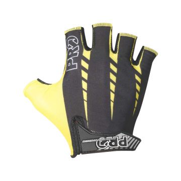 Manusi ciclism Pro Lauch culoare negru galben marime L