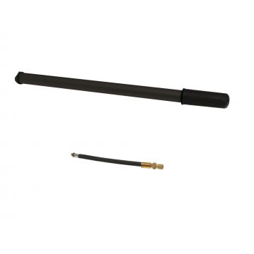 Pompa de mana, din aluminiu, lungime 43 46cm, culoare negru, valva AV,FV,DV