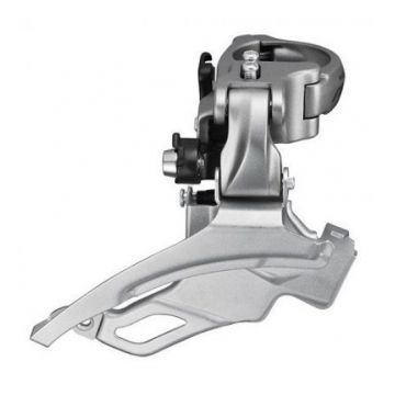 Schimbator Fata Shimano Alivio Fd-T4000, Triplu, Pt. 9 Vit. Pe Spate, Down Swing, Tragere Dubla, Colier 34.9M (Incl. Adaptor 31.8  28.6Mm), Pt. 44 48T, Cs Angle 63-66, Ambalat Ind.