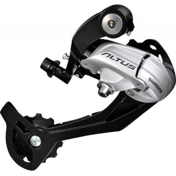 Schimbator Spate Shimano Altus Rd-M370-S-Sgs, 9 Vit., Prindere Directa, Argintiu, Ambalat Ind.