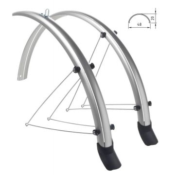 Set aripi 28   larg 36 mm culoare gri