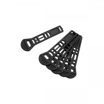 Set de 6 benzi de cauciuc pentru utilizare tripla, potrivit pentru suportul de biciclete auto din spate culoare negru