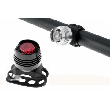 Set Far+Stop WAG Metal 2Functii 1 Led Negru