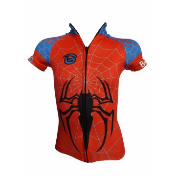 Tricou Ciclism Copii SpiderMan Marime 4 Ani