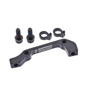 Adaptor montaj pentru etrier frana Shimano SM-MA-F180P S, Suruburi X 4, Stop Ring X 2