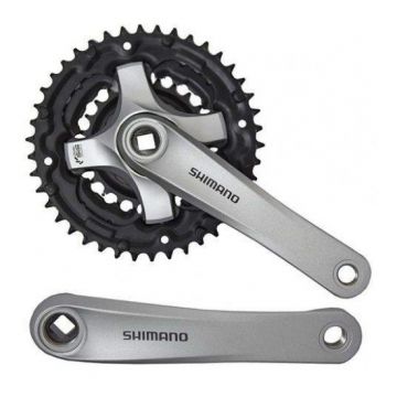 Angrenaj Pedalier Shimano Tourney FC-TY501 , 42x34x24T , Brat 170mm , Pentru 6 7 8 Viteze