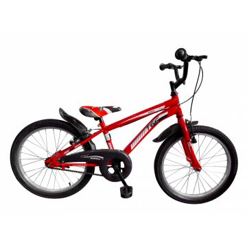 Bicicleta copii TEC Ares, culoare rosu, roata 20  , din otel