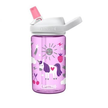 Bidon CAMELBAK Eddy+Kids Unicorn Party, 400ml, roz alb