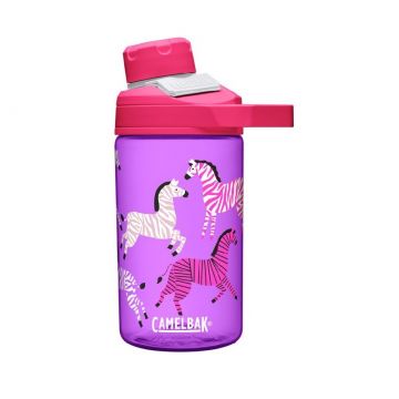 Bidon CAMELBAK pentru copii, 400ml, Zebras, culoare mov roz