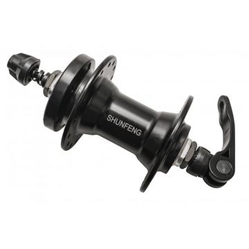 Butuc Fata 26 Aluminiu Compatibil Disc Prindere Rapida Sistem Rulment 32H