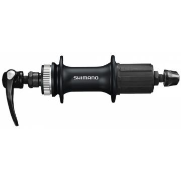 Butuc spate Shimano Alivio FH-M4050, 36H, 8 9 10 viteze, Old 135mm, ax 146mm, QR 173mm, pentru rotor center lock, fara protectie pentru montura discului, culoare negru