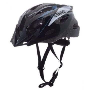 Casca ciclisti copii Awina, marime M(55 cm-58 cm), culoare negru albastru