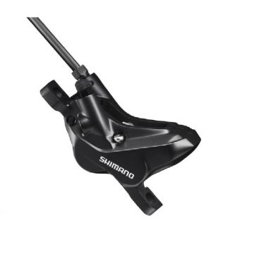 ETRIER FRANA PE DISC SHIMANO DEORE BR-MT420, HIDRAULICA, FATA SAU SPATE, FARA ADAPTOR, PLACUTE METAL D02S, NEGRU, AMBALAT IND.