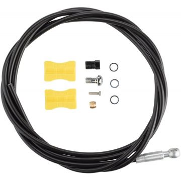 Furtun Shimano Sm-Bh90-Sbls, 2000Mm, Negru, Conector Drept Pe Maneta (Neasamblat), Incl. Insertie Conectare, Fara Capat, Incl. Tl-Bh61, Ambalat Ind.