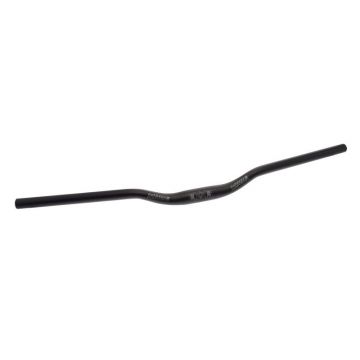 Ghidon bicicleta din aluminiu, 31.8 x 760 mm, culoare negru