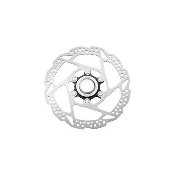 Rotor pentru frana pe disc Shimano SM-RT54-S, 160mm, cu piulita center lock (canal extern, negru), pentru placute resin