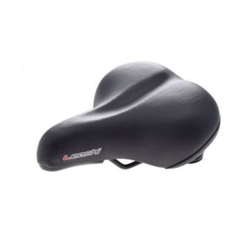 Sa biciclete din elastomer, exterior poliuretan flexibil, culoare negru