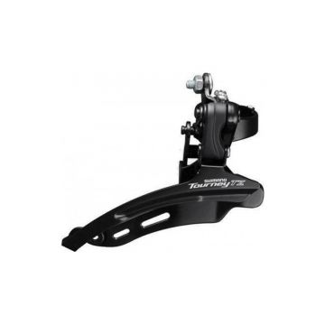 Schimbator Fata Shimano Tourney Fd-Tz500-Ds6, Triplu, Pt. 6 7 Vit. Pe Spate, Tragere De Jos, Colier 31.8Mm, Pt. 42T, Unghi Cs 66-69, Chainline 47.5Mm, Ambalat Ind.