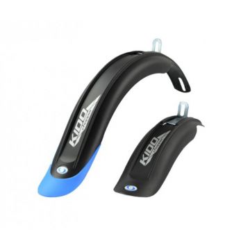 Set 2 aparatoare noroi pentru bicicleta de 16  -18  , culoare negru albastru