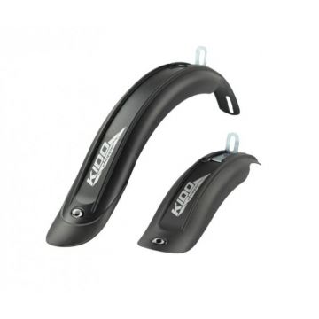 Set 2 aparatori noroi pentru biciclete cu roti 20  , culoare negru