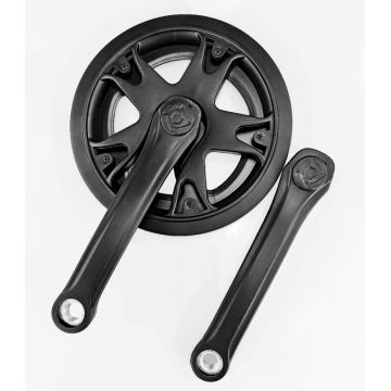 Angrenaj pedalier X-line Pro Z44, brat 170mm, 1 2   x 1 8  , culoare negru