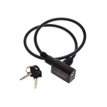 Antifurt cu cheie 6 mm x 650 mm, culoare negru