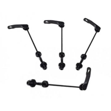 Ax spate excentric L-140 eliberare rapida, culoare negru, 4 bucati