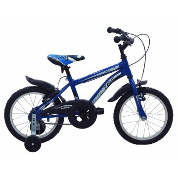 Bicicleta copii TEC Ares, culoare albastru, roata 16  , din otel