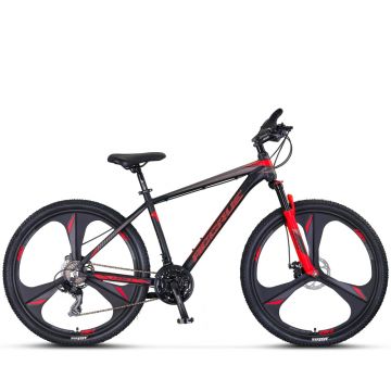 Bicicleta MTB Umit Accrue, cadru 18  , culoare negru rosu, roata 27.5  , cadru aluminiu, frana disc hidraulic, 21 viteze