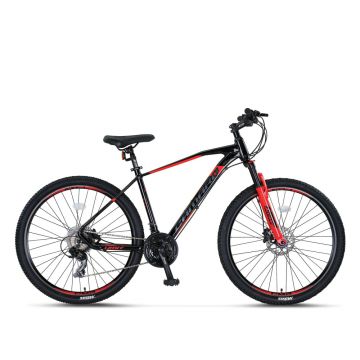 Bicicleta MTB Umit Camaro Hidraulic, roata 27.5  , cadru 18   din aluminiu, culoare negru rosu