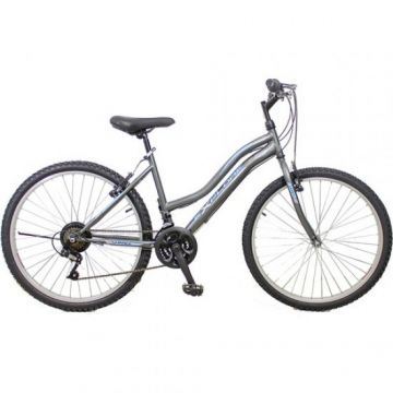 Bicicleta MTB UMIT Explorer Lady, culoare gri albastru, roata 24  , cadru din otel