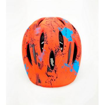 Casca biciclisti AVO-10, marime M (48-52cm), culoare portocaliu