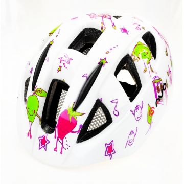 Casca biciclisti AVO-11, marime L (52-56 cm), culoare alb