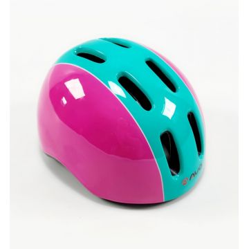 Casca biciclisti AVO-88, marime M (55-59 cm), culoare roz turcoaz