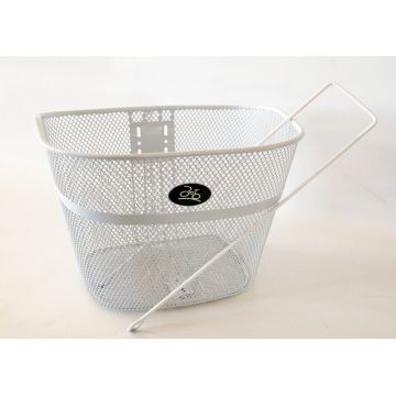 Cos fata biciclete HT-012, 34x25,5x24cm, 600 grame, prindere 1  , culoare alb