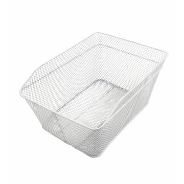 Cos spate biciclete HT113 prindere portbagaj, culoare alb