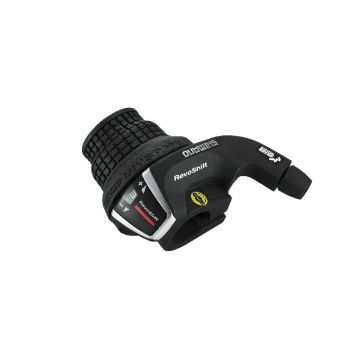 Maneta de schimbator Shimano Tourney SL-RS35-L, 3 viteze, sis, revo shifter, cablu 1800mm, cu O.G.D.D.