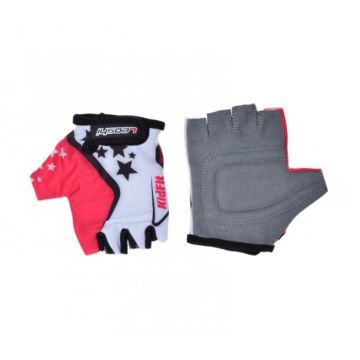 Manusi ciclisti copii, culoare alb roz, marime 3XS