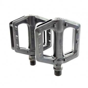 Pedale biciclete 696plastic 95x85, filet 9 16  (14mm)