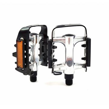 Pedale biciclete 858 aluminiu 100x86, filet 9 16  (14mm)