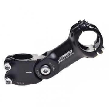 Pipa ghidon reglabila AHED 31.8, culoare negru, lungime 105mm