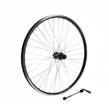 Roata spate dubla bicicleta 26  , quick release, Kolo, caseta 8 9 viteze, culoare negru