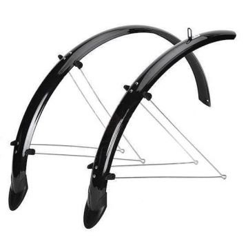 Set 2 aparatori roti biciclete, Orion 26     53mm OR-type, culoare negru
