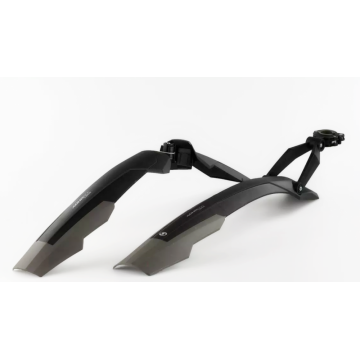 Set 2 aparatori roti biciclete, Simpla ADHD SDS scurte 26   -27.5  , culoare negru   titan