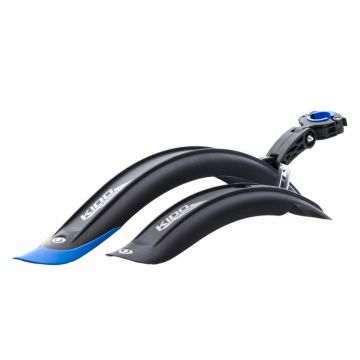 Set 2 aparatori roti biciclete, Simpla KIDO CHOPPER SDE 16   , culoare negru albastru