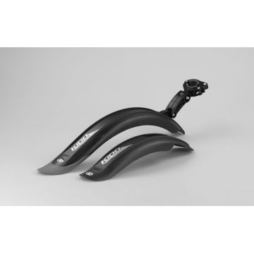 Set 2 aparatori roti biciclete, Simpla KIDO CHOPPER SDE 16   , culoare negru titan