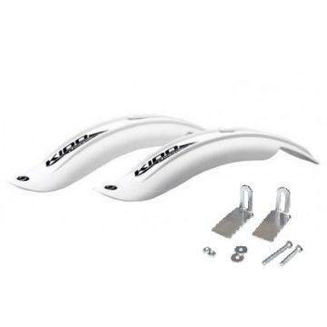 Set 2 aparatori roti biciclete, Simpla KIDO SDL 16  , culoare alb