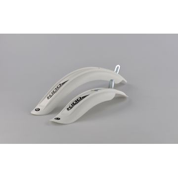 Set 2 aparatori roti biciclete, Simpla KIDO SDS 16   , culoare alb